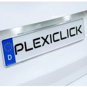 Plexiclick - průhledný držák slovenské SPZ