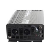 Měnič napětí z 24V na 230V + USB, 3000W - CAR3000-24V