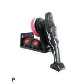 Držák na malou leštičku Poka Premium Hanger for one polishing machine with a shelf for batteries