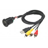 USB / JACK 4pólový prodlužovací kabel