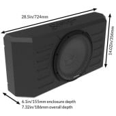 Subwoofer v boxu Stinger TXJWB12