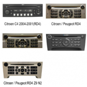 AUX vstup pro autorádia Citroën / Peugeot
