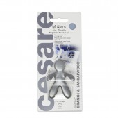 Stříbrná vůně do auta Mr&Mrs Fragrance Cesare Orange & Sandal Wood