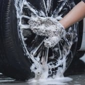 Mikrovláknová rukavice na mytí kol Purestar Double Twist Wheel Mitt