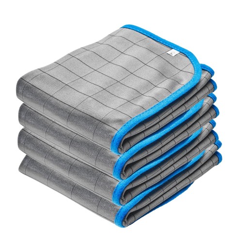 Sada utěrek na okna CARMODO 4x Premium Carbontuch für Glasflächen