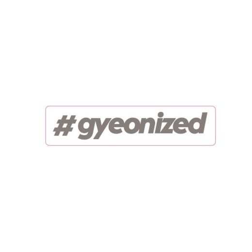Samolepka Gyeon #gyeonized Sticker Silver (17,9 mm x 100 mm)
