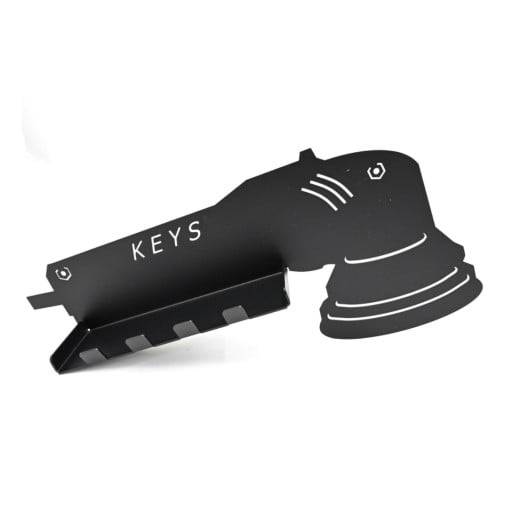 Věšák na klíče Poka Premium Hanger for car keys in shape of polishing machine with additional shelf