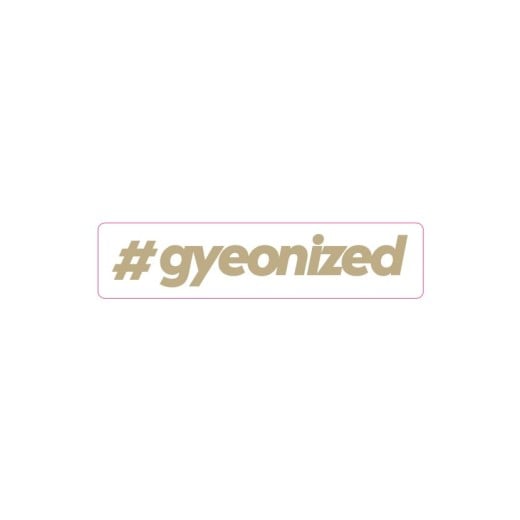 Samolepka Gyeon #gyeonized Sticker Gold (17,9 mm x 100 mm)