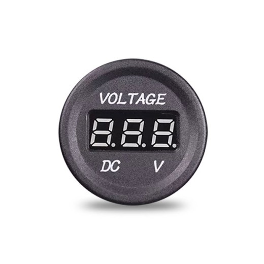 Voltmetr, 6-30V, červená LED MY1083