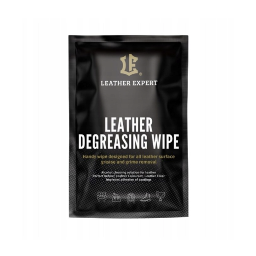 Odmašťovací utěrka na kůži Leather Expert - Leather Degreasing Wipe