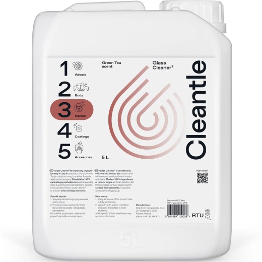 Čistič oken Cleantle Glass Cleaner² (5 l)