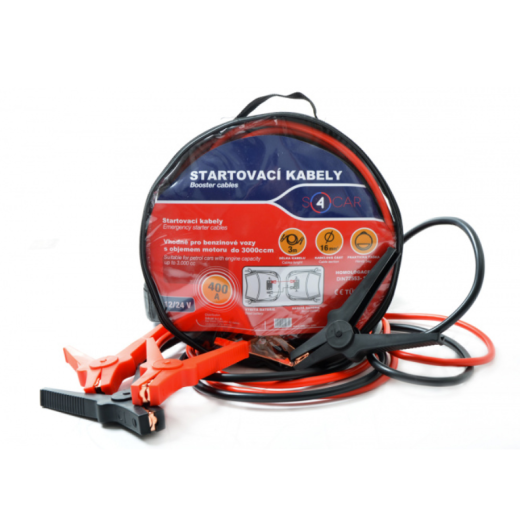 Startovací kabely 400A, 3m, TÜV