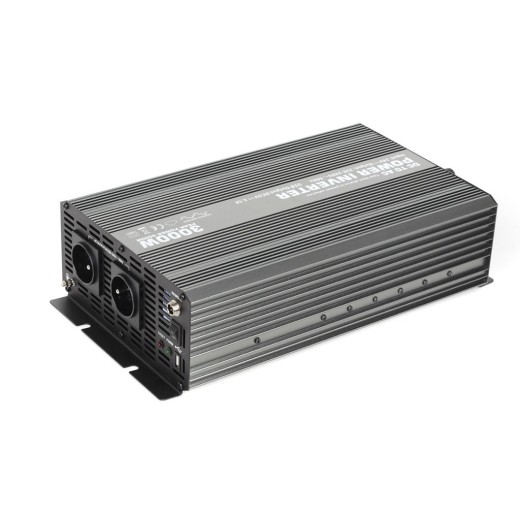 Měnič napětí z 24V na 230V + USB, 3000W - CAR3000-24V