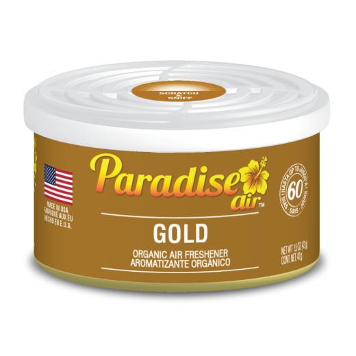 Osvěžovač vzduchu Paradise Air Organic Air Freshener Gold - Gumoví medvídci (42 g)