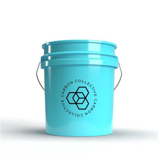Carbon Collective 13L Detailing Wheel Bucket - Teal - tirkizna kanta