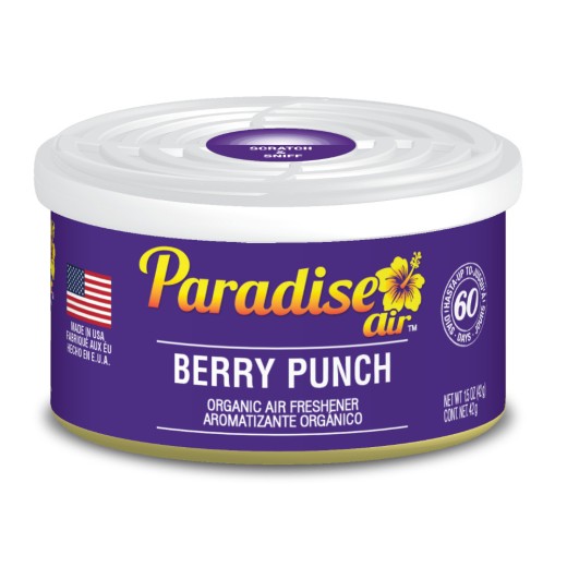 Osvěžovač vzduchu Paradise Air Organic Air Freshener Berry Punch - Ovocná bomba (42 g)