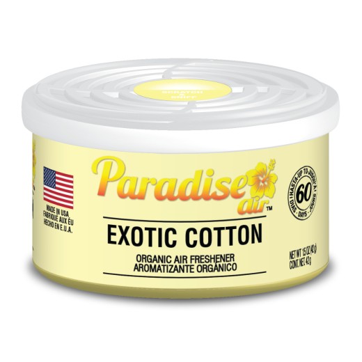 Osvěžovač vzduchu Paradise Air Organic Air Freshener Exotic Cotton - Exotická bavlna (42 g)