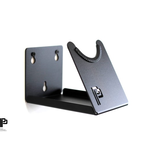 Držák na malou leštičku Poka Premium Hanger for a small polishing machine with a convenient shelf for batteries