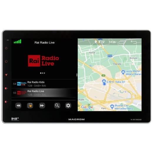 Auto radio Macrom M-AN1000DAB
