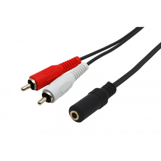 Audio adaptér JACK - CINCH
