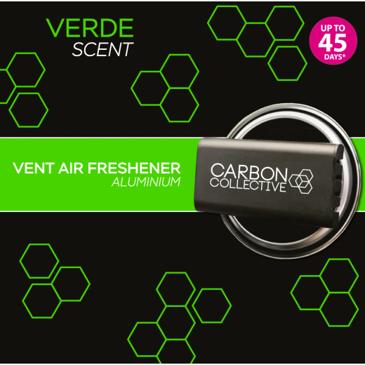 Vůně do ventilace Carbon Collective Aluminium Vent Air Fresheners Verde