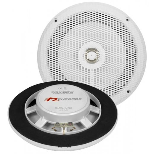 Venkovní ploché reproduktory Renegade RSM62 White