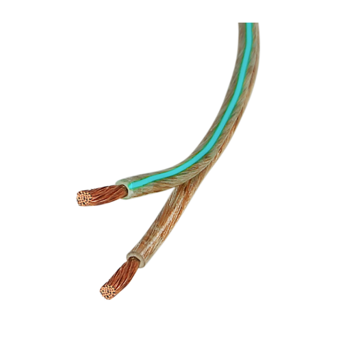 Reproduktorový kabel ACV RCA 25 transparent/mint yard goods