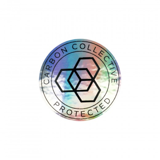 Samolepka Carbon Collective Oil Slick Protected Seal 40 mm