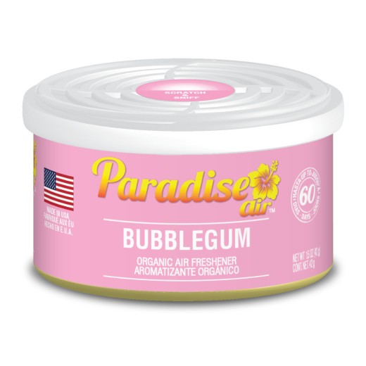 Osvěžovač vzduchu Paradise Air Organic Air Freshener Bubblegum - Žvýkačka (42 g)