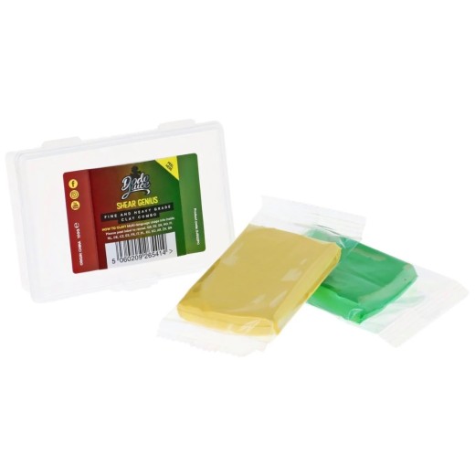 Dodo Juice Shear Genius Fine and Heavy Grade Clay Combo (2 x 50 g)