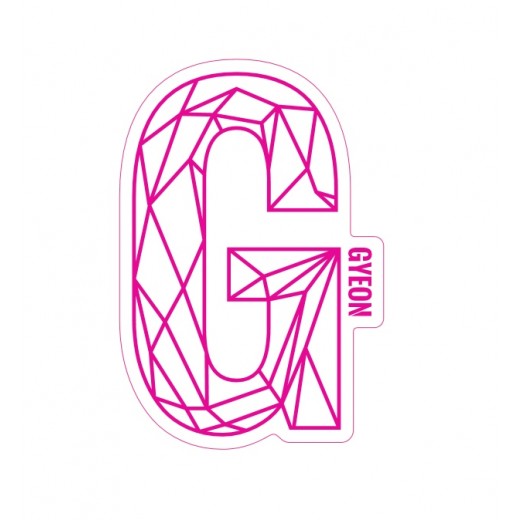 Samolepka Gyeon G Sticker Pink (100 mm x 65,6 mm)