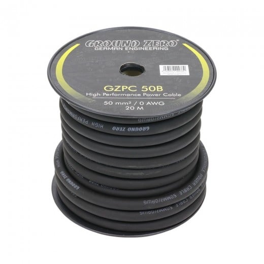 Napájecí kabel Ground Zero GZPC 50B (cena za 1 metr)