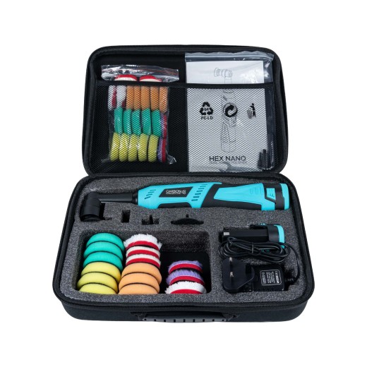Mini AKU leštička Carbon Collective HEX Nano Machine Polisher - Cordless Mini Polisher V4