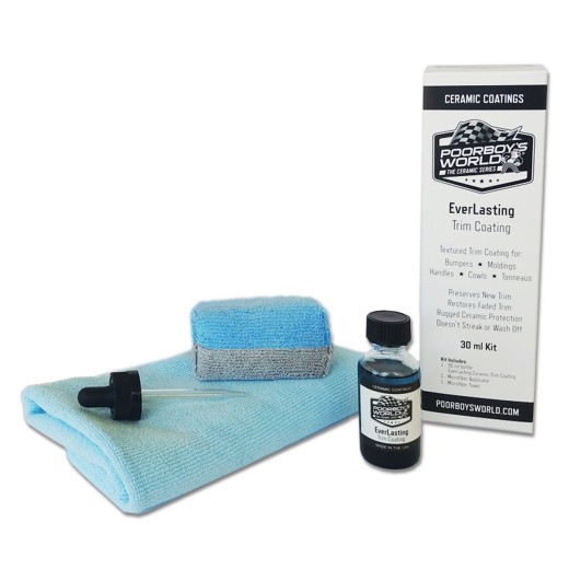 Keramická ochrana plastů Poorboy's Everlasting Ceramic Trim Coating Kit (30 ml)