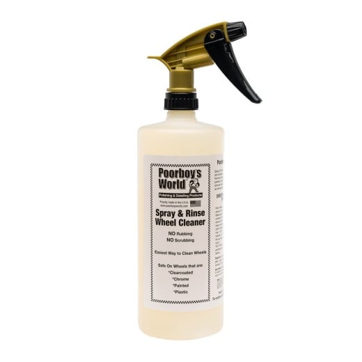 Silný čistič na kola Poorboy's Spray and Rinse Wheel Cleaner (946 ml)