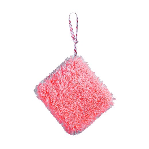 Mikrovláknová mycí houba Purestar Creamy Wash Pad Neon Peach
