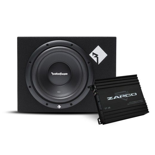 Ahifi set 24 (Rockford Fosgate R1-1X10 + Zapco ST-2B)