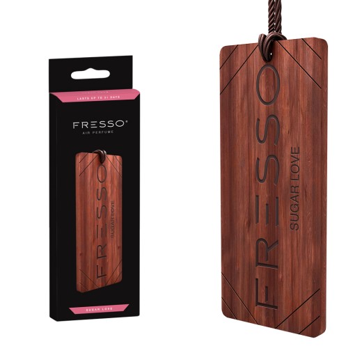 Závěsná vůně ve dřevě Fresso Sugar Love Wooden Hanger