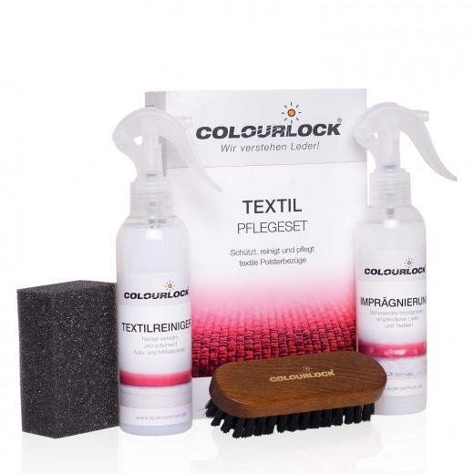 Čistící a ošetřující sada na textilní čalounění Colourlock Textil Pflegeset