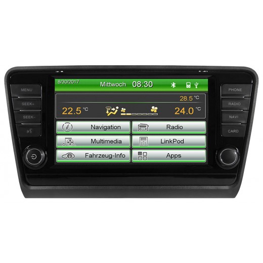 Autorádio ESX Naviceiver VN830-SK-OC3 pro Škoda Octavia III