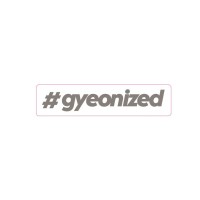 Samolepka Gyeon #gyeonized Sticker Silver (17,9 mm x 100 mm)