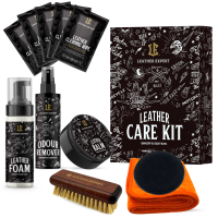 Set autokosmetiky pro motorkáře Leather Expert - Leather Care Kit Biker's Edition