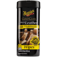Ubrousky na ošetření kůže Meguiar's Gold Class Rich Leather Wipes (25 pack)