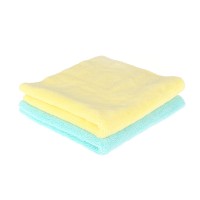 Mikrovláknová utěrka Purestar Two Face Buffing Towel Yellow/Mint