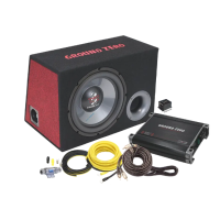 Zvýhodněný set subwooferu a zesilovače Ground Zero GZ BASS KIT 12.300X-II Connect